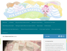 Tablet Screenshot of icecreamnation.org